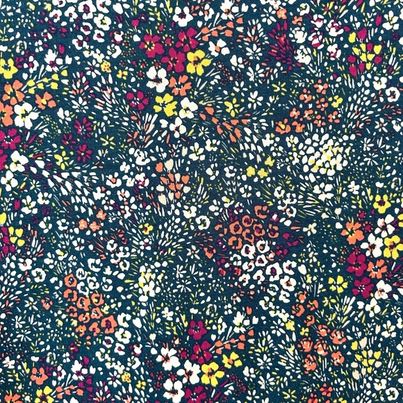 Lands' End women’s Cotton Modal Square Neck Tiered Maxi Dress 2X teal pockets - Picture 7 of 8